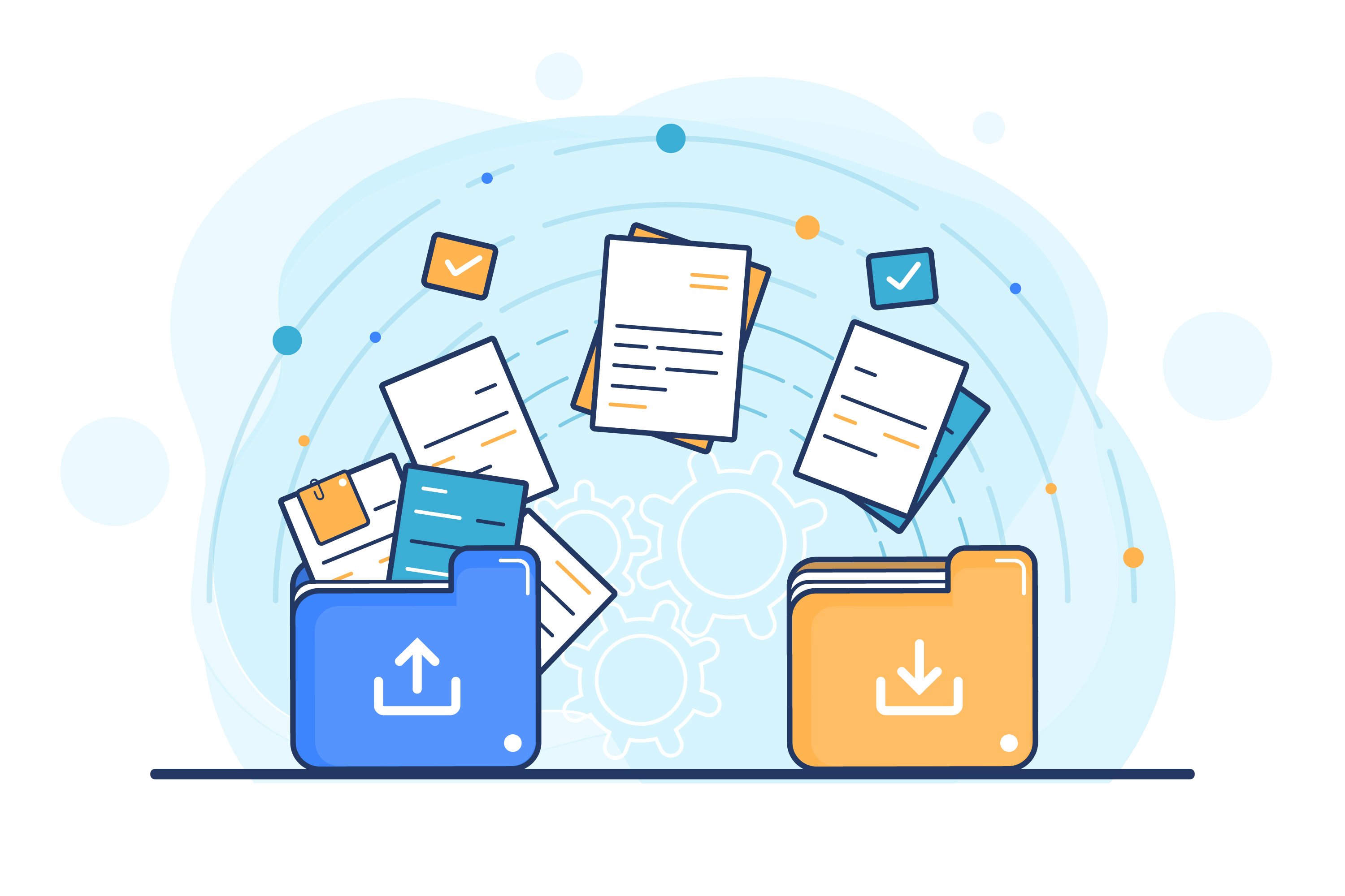 File transfer illustration